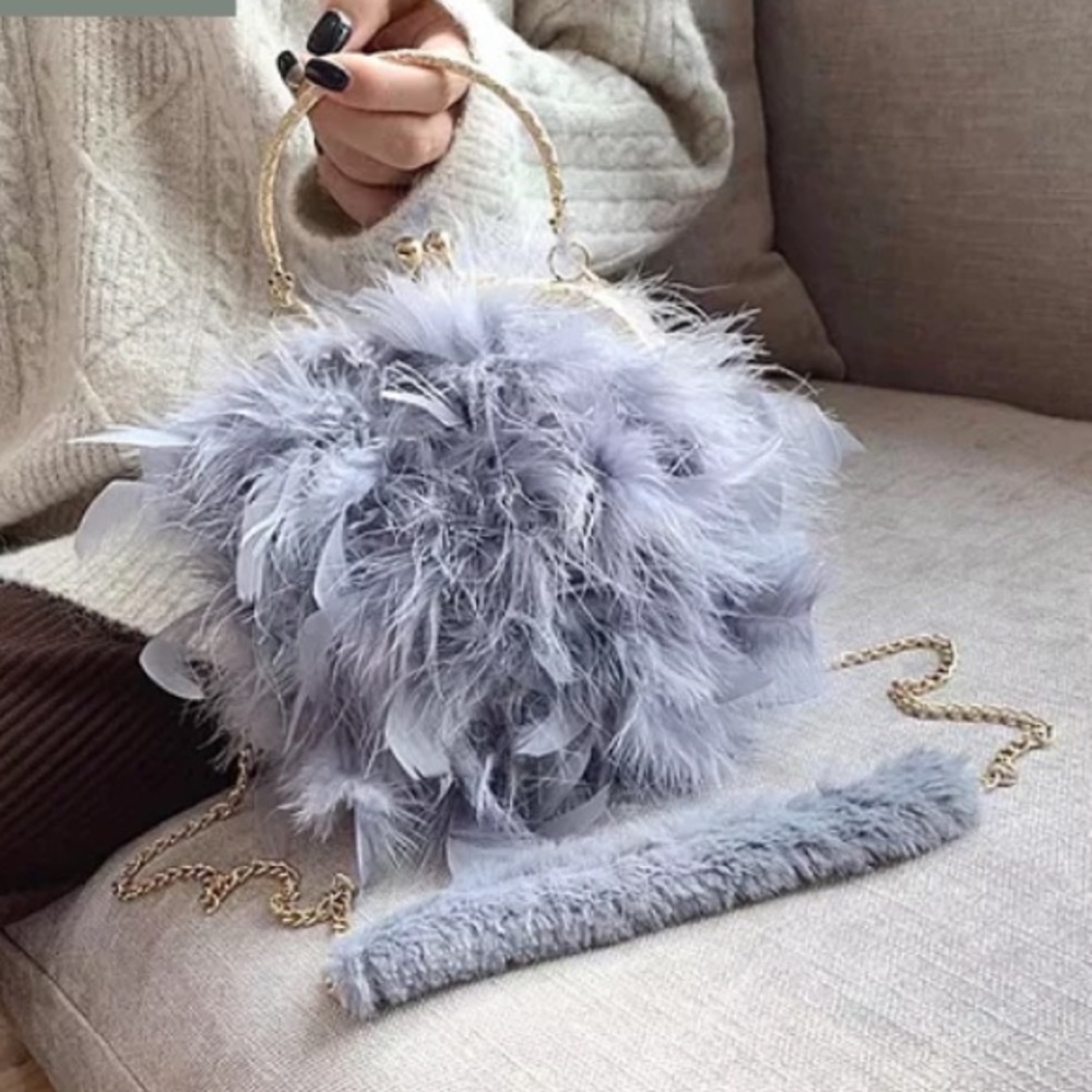 Feather Purse